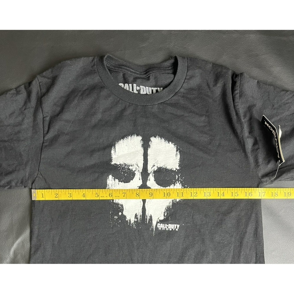 NWT Call of Duty Ghosts Black Blue Double Layer Long Sleeve Shirt Youth XL 14/16 - Picture 5 of 7
